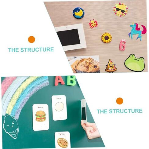 5pcs Magnetic Adhesive Sheets DIY Fridge Magnet Sheets Self Adhesive Magnets for Refrigerator in Kuwait