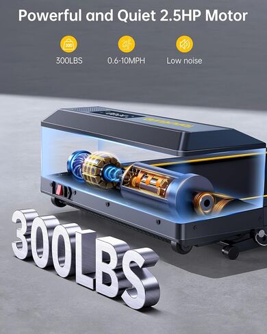 Walking Pad Treadmill with 12% Incline and Handle Bar, 4 in 1 Folding Treadmill for Home/Office, Under Desk Treadmills Portable Walking Pad with App & Bluetooth Speaker, 0.6-10MPH in Kuwait