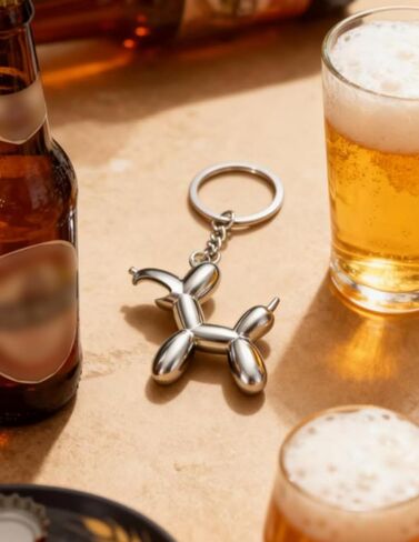 JEWSUN Balloon Dog Bottle Openers Keychain for Outdoor Campaign Bar Restaurant Dog Lover Gift in Kuwait
