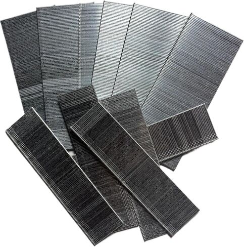 18 Gauge Brad Nails, 1200 Pieces, 2 Sizes (2 Inch, 1-1/4 Inch), Galvanized Finish, Compatible with Pneumatic and Electric Brad Nail Guns in Kuwait