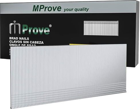Mprove 18 Gauge Galvanized Brad Nails, 2000 Pack Universal Brad Nails for Pneumatic, Electric Brad Nailer (3/4 Inch) in Kuwait