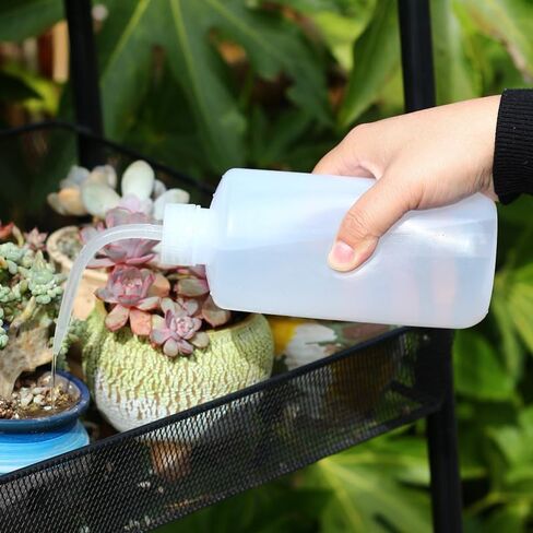 Wash Bottle, 150ml/5oz Plastic Safety Squeeze Watering Bottles with Narrow Mouth and Scale Labels, Cleaning Tool Accessories for Lash Extensions Watering Succulent Home Work, Transparent in Saudi Arabia