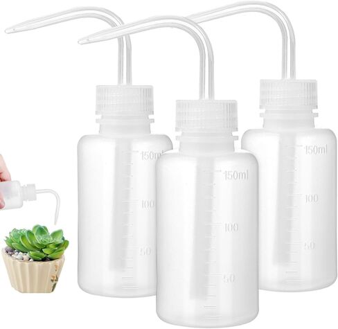 6Pcs 150Ml Wash Bottles Plastic Squeeze Bottles with Graduated Markings Narrow Tip for Precise Watering Succulent Plants Tattoo Lab Supplies in Saudi Arabia