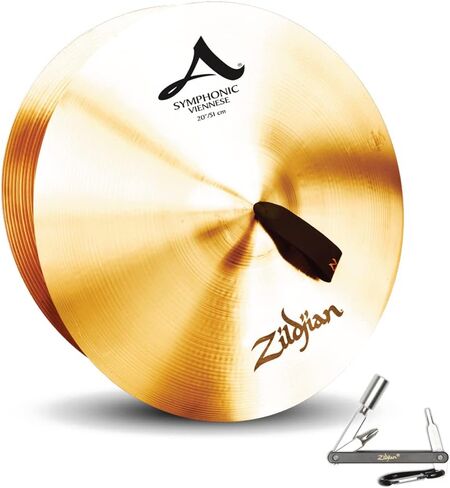 ZILDJIAN A0449 20" SYMPHONIC VIENNESE TONE PAIR W/MEDIUM PROFILE & WEIGHT With ZKEY in Kuwait