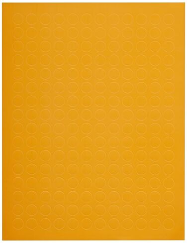 Diversified Biotech Tough-Spots SPOT-2300 Polyvinyl Laser Label, 1/2" Diameter, Orange (Pack of 3840) in Saudi Arabia