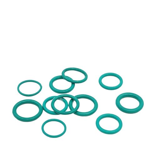 Green FKM FPM Fluorine Rubber Sealing Gasket Rubber Washer Ring Thickness 1.2mm 1.5mm CS1 Compatible with in Kuwait