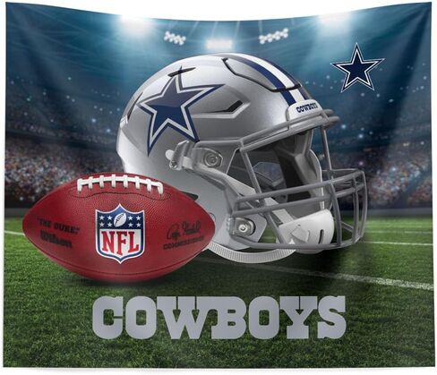 NORTHWEST The Company NFL Dallas Cowboys Printed Wall Hanging, 34" x 40", Gametime, Team Colors in Saudi Arabia