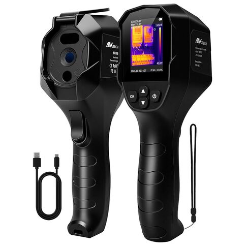 كاميرا حرارية لفحص المنزل، كاميرا تعمل بالأشعة تحت الحمراء 240 × 240 TISR مع عمر بطارية يصل إلى 14 ساعة، جهاز تصوير حراري محمول 25 هرتز مع مجال رؤية 50 درجة لاكتشاف تسرب المياه، التدفئة والتهوية وتكييف الهواء، الفحص الكهربائي in Kuwait