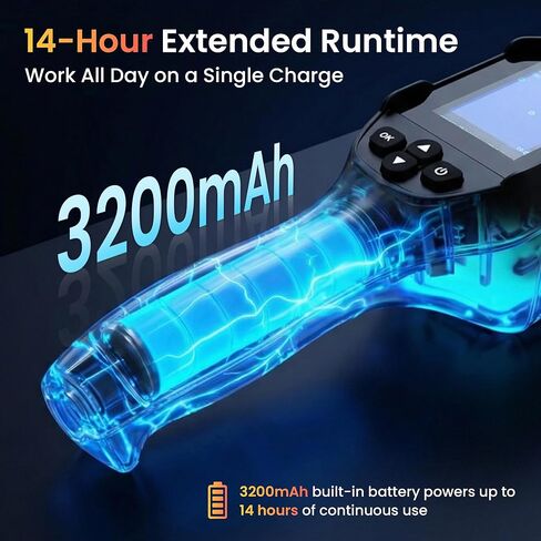 كاميرا حرارية لفحص المنزل، كاميرا تعمل بالأشعة تحت الحمراء 240 × 240 TISR مع عمر بطارية يصل إلى 14 ساعة، جهاز تصوير حراري محمول 25 هرتز مع مجال رؤية 50 درجة لاكتشاف تسرب المياه، التدفئة والتهوية وتكييف الهواء، الفحص الكهربائي in Kuwait