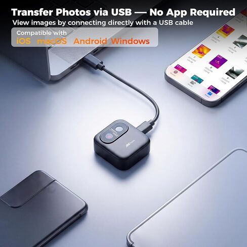 كاميرا تصوير حراري صغيرة لفحص المنزل - كاميرا حرارية بدقة 128 × 96 بالأشعة تحت الحمراء لكشف تسرب الجدار والعزل، تصوير حراري صغير للمبتدئين in Kuwait