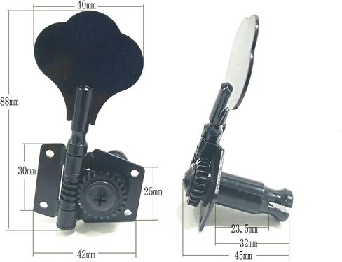 Zinc Alloy Bass Guitar Tuners Tuning Pegs Keys Machine Heads Open Gear Set 4R Right Accessory in Kuwait