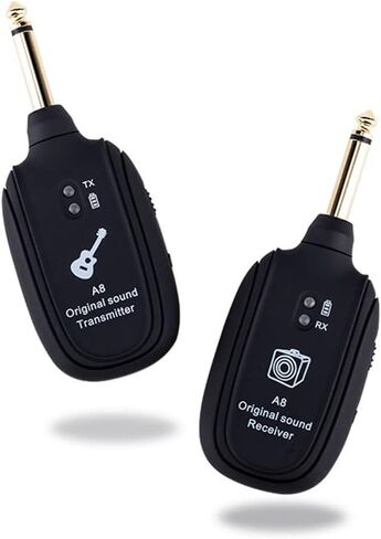 USB A8 Wireless Guitar System Transmitter Receiver for Electric Guitar Bass Violin Accessory in Kuwait