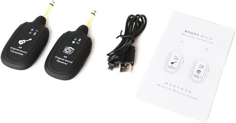 USB A8 Wireless Guitar System Transmitter Receiver for Electric Guitar Bass Violin Accessory in Kuwait