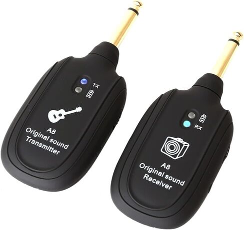 USB A8 Wireless Guitar System Transmitter Receiver for Electric Guitar Bass Violin Accessory in Kuwait