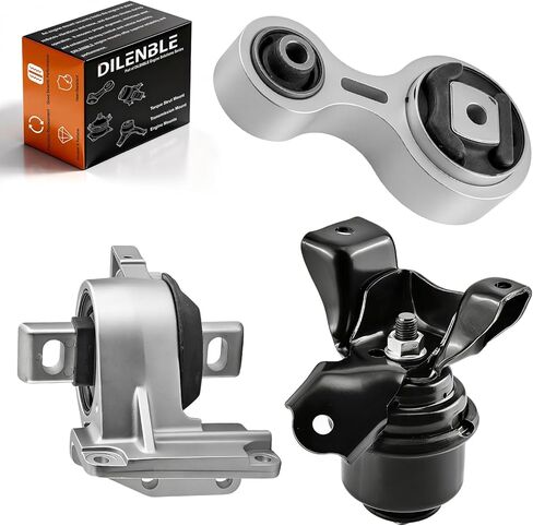Engine Motor Mount & Trans Mount Replacement for Ford Edge 2011 2012 2013 2014 V6 3.5L, Edge 2011 2012 2013 2014 V6 3.7L, Engine Mount Set of 3 Replaces OE# A5342 A5605 A5425 3235 EM-4081 EM4081 in Kuwait