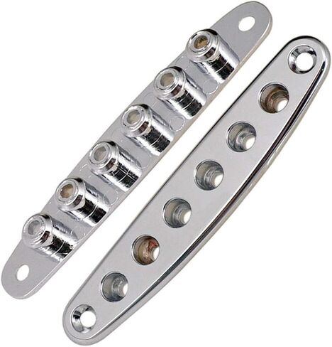 1 pcs Electric Guitar Spare Part Bridge String Thru Body Ferrules Bushing Plate 8-Hole Accessory in Kuwait