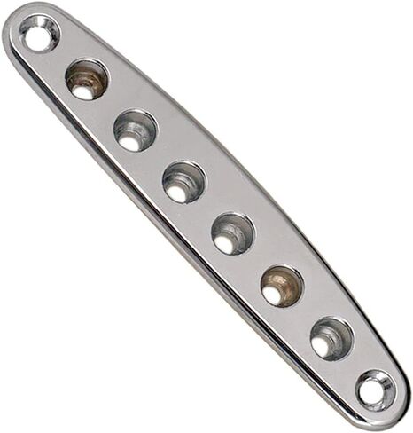 1 pcs Electric Guitar Spare Part Bridge String Thru Body Ferrules Bushing Plate 8-Hole Accessory in Kuwait