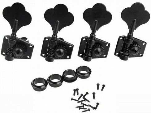 4PCS Right Machine Heads Bass Guitar Tuners Tuning Pegs Keys Open Gear Accessory in Kuwait