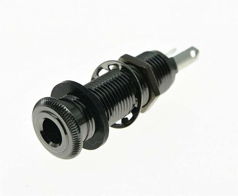 1* Copper Guitar Jack Long Threaded Mono Active Barrel Jack Socket for Electric Guitar Bass Accessory in Kuwait