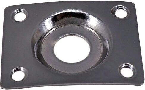 Guitar Rectangular Output Jack Plate Square with Screws for Electric Bass Guitar Accessory in Kuwait