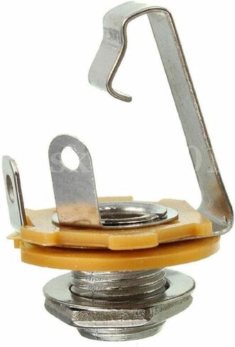 10 x Jack Sockets, Mono 1/4" 6.35MM ID Socket Jack Connector Panel Mount Guitar Plate Accessory in Kuwait