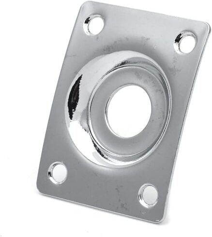 Guitar Rectangular Output Jack Plate Square with Screws for Electric Bass Guitar Accessory in Kuwait