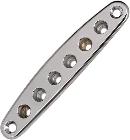 1 Piece Electric Guitar Replacement Parts Bridge String Thru Body Ferrules Bushing Mounting Plate 8-Hole Accessory in Saudi Arabia