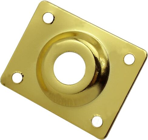 Guitar Rectangular Output Jack Plate Square with Screws for Electric Bass Guitar Accessory in Kuwait