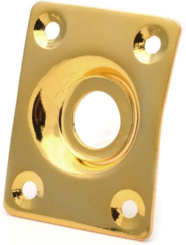 Guitar Rectangular Output Jack Plate Square with Screws for Electric Bass Guitar Accessory in Kuwait