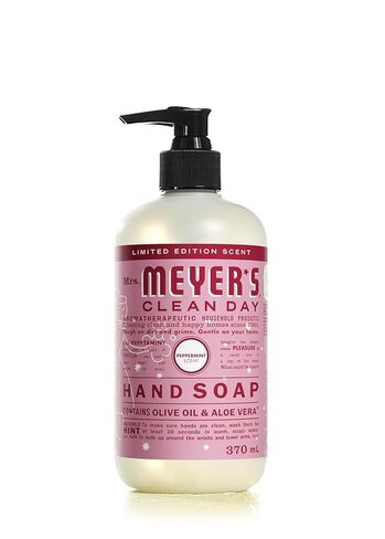 Mrs. Meyer's Clean Day Liquid Hand Soap, Hand Wash Made with Essential Oils, Peppermint Scent, 370 ml Soap Pump Bottle in Kuwait