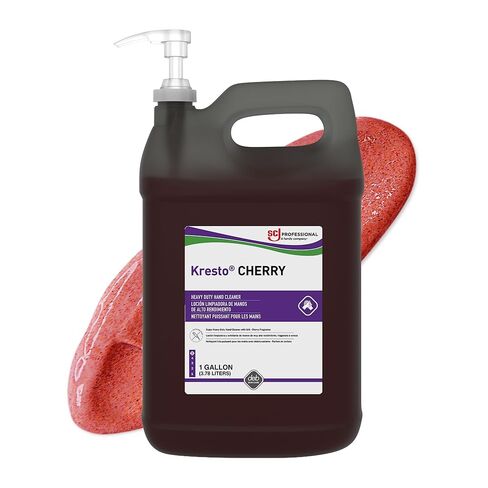 SC Johnson Professional Kresto Cherry, Super Heavy Duty Hand Cleaner, 1 Gallon Pump Bottle, for Professional Use Only in Kuwait