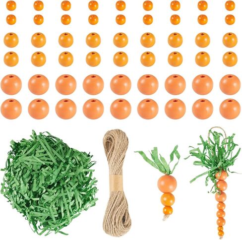Cheriswelry 200Pcs St. Patrick's Day Wood Beads Green Polished Wood Spacer Bead Farmhouse Wooden Beads 9-16mm for Patrick Day Home Party Decoration DIY Crafts Garland Lanyard in Kuwait