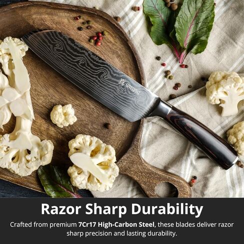 Yatoshi Professional Kitchen Knife Set, 15 Pieces, High Carbon Stainless Steel, Ergonomic Handle in Saudi Arabia