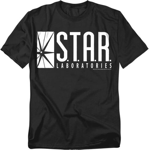 Popfunk Classic Flash Star Labs البطل الخارق S.T.A.R. مختبرات تي شيرت in Saudi Arabia