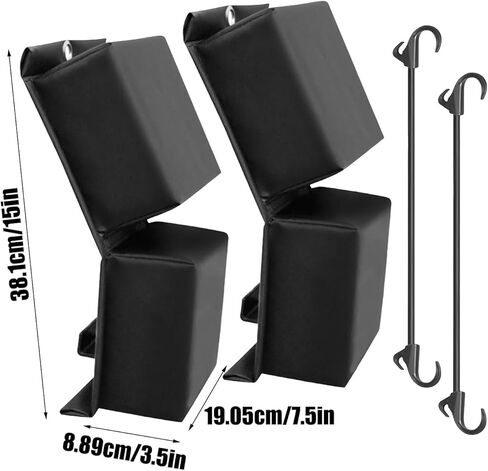 Boat Bumpers for Docking - Motorboat Dock Accessories,Shock-Proof Flat Motorboat Docking Fenders for Pontoon Marine Wakeboarding Yachting Houseboat Fishing Coast in Kuwait