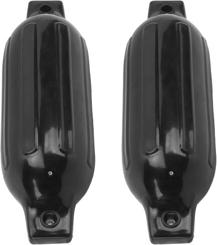 Inflatable Ribbed Dock Bumper Buoy for Ship Hull Protection, 2 PiecesSet, Easy to Inflate Black Marine Boat Fenders for Docks Pontoons in Saudi Arabia