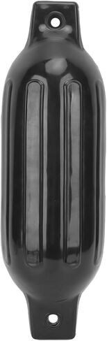 Inflatable Ribbed Dock Bumper Buoy for Ship Hull Protection, 2 PiecesSet, Easy to Inflate Black Marine Boat Fenders for Docks Pontoons in Saudi Arabia