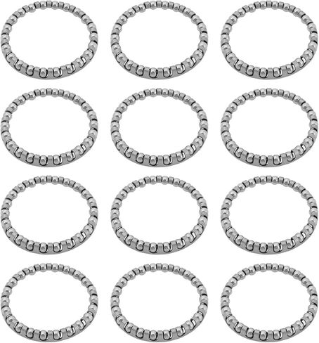 12Pcs 5/32 Inch Bicycle Headset Caged Ball Bearing Suitable for 1 1/8-Inch Headset Road Bike Mountain Bikes 22 Balls (40x33mm) in Saudi Arabia