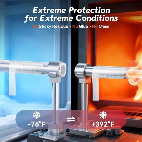 شريط سيليكون ذاتي الدمج 1 × 36 × 20 مل - شريط إصلاح مطاطي شفاف - مقاوم للماء، مقاوم للحرارة، عازل، مقاوم للمواد الكيميائية، بدون بقايا، مثالي للختم والسيارات والاستخدام الكهربائي والخارجي in Kuwait