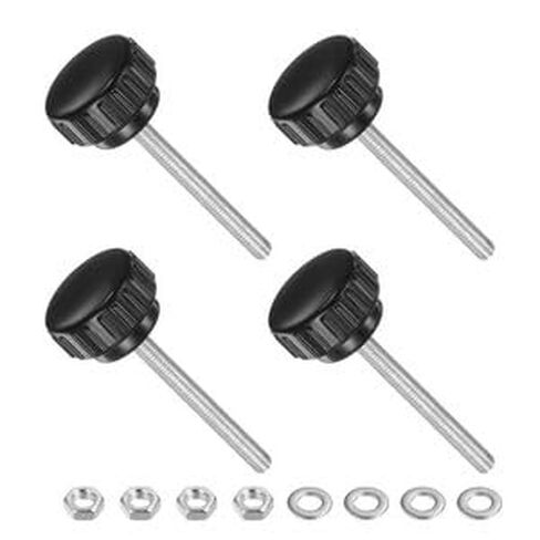 #US Thumb Knurled Knobs Set M5 x 50mm Clamping Screw Nuts Washers Kit 4 Set in Saudi Arabia