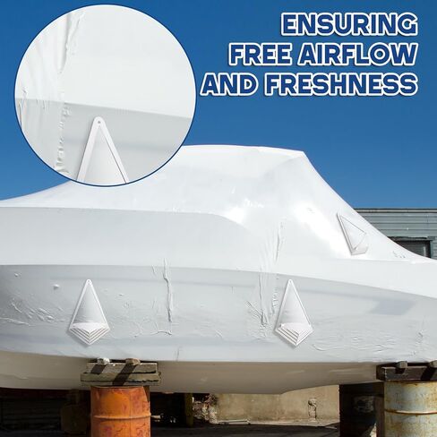 WILLBOND 10 Pack Boat Push-in Shrink Wrap Vent Boat Vent Seal Wrap Applications for Alleviate Musty Smells and Condensation Winter Storage in Saudi Arabia