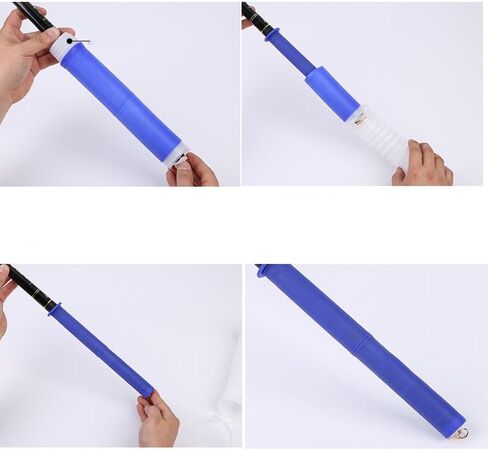 Cold Shrink Handle Grip, Rubber Cold-Shrink Handle Wrap, Insulation Non-Slip Waterproof Cold Shrink Handle Wrap Withtexture Handle Cover for Fishing Rods, Rackets and Hand Tools in Saudi Arabia