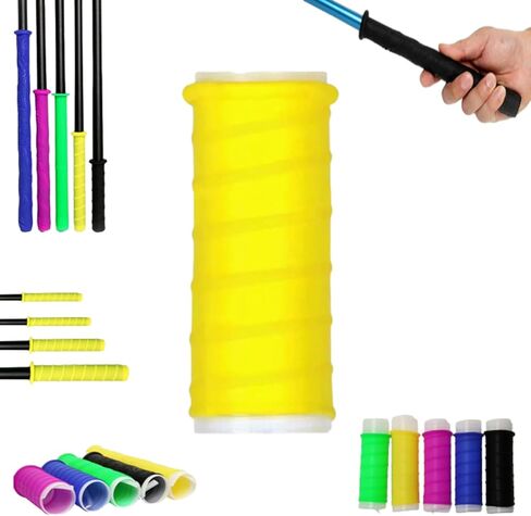Cold Shrink Handle Grip, Rubber Cold-Shrink Handle Wrap, Insulation Non-Slip Waterproof Cold Shrink Handle Wrap Withtexture Handle Cover for Fishing Rods, Rackets and Hand Tools in Saudi Arabia