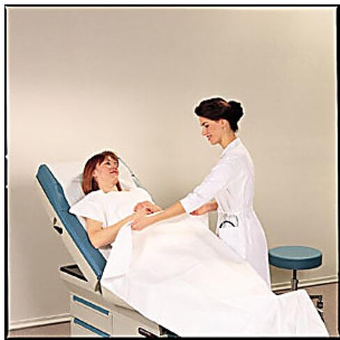 TIDI Products 9810826 Everyday Patient Drape Sheet, 2 Ply Tissue, 40" x 60" Size, White (Pack of 100) in Saudi Arabia