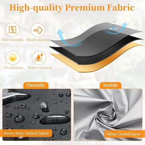 Sit-up Board Cover, 60"Lx18"Wx21"H, Heavy Duty Waterproof Weight Bench Cover, Features a bottom drawstring, handles and ventilation opening, Fits for Universal Weight Chair, Black in Kuwait