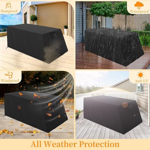 Sit-up Board Cover, 60"Lx18"Wx21"H, Heavy Duty Waterproof Weight Bench Cover, Features a bottom drawstring, handles and ventilation opening, Fits for Universal Weight Chair, Black in Kuwait
