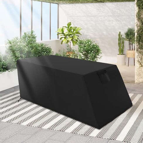 Sit-up Board Cover, 60"Lx18"Wx21"H, Heavy Duty Waterproof Weight Bench Cover, Features a bottom drawstring, handles and ventilation opening, Fits for Universal Weight Chair, Black in Kuwait