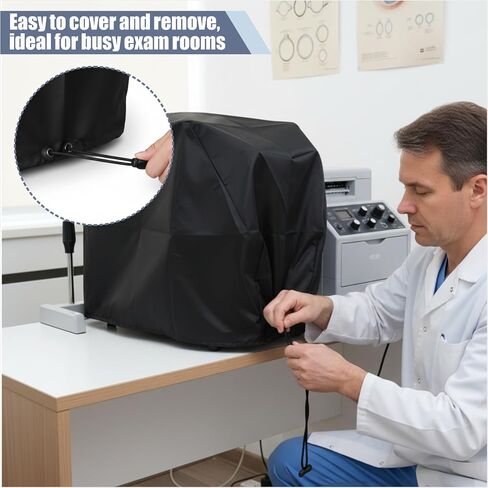 Autorefractor Dust Cover - Ophthalmic Equipment Protective Shield for Eye Exam Rooms Supplies, 21" L x 15" W x 16" H in Kuwait