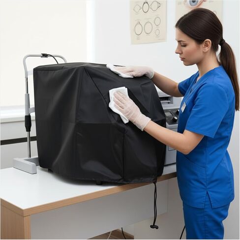 Autorefractor Dust Cover - Ophthalmic Equipment Protective Shield for Eye Exam Rooms Supplies, 21" L x 15" W x 16" H in Kuwait