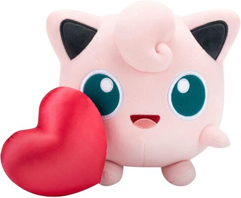 Pokémon 8 "Jigglypuff Plush مع إكسسوارات Emoji - 2025 Limited Edition - مرخص رسميًا - شكل لعبة حيوانية ناعمة محشوة - هدية سلة عيد الفصح للأطفال ، الأولاد ، الفتيات - 2+ in Saudi Arabia